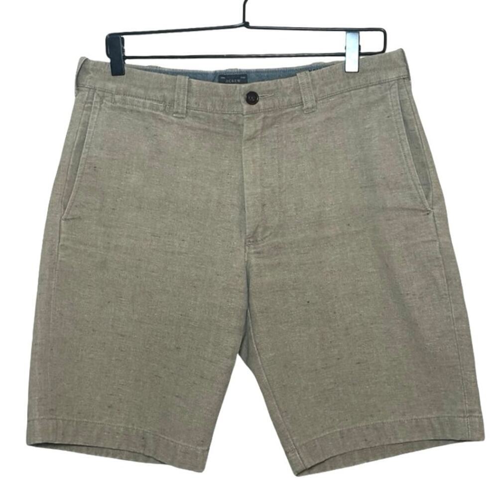 J Crew Men’s Stanton Shorts Burlap Tan Size 31